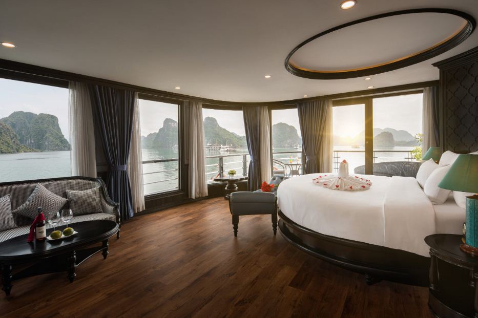 honeymoon-suite-cabin-doris-cruise-halong-bay